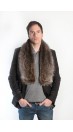 Raccoon fur scarf 